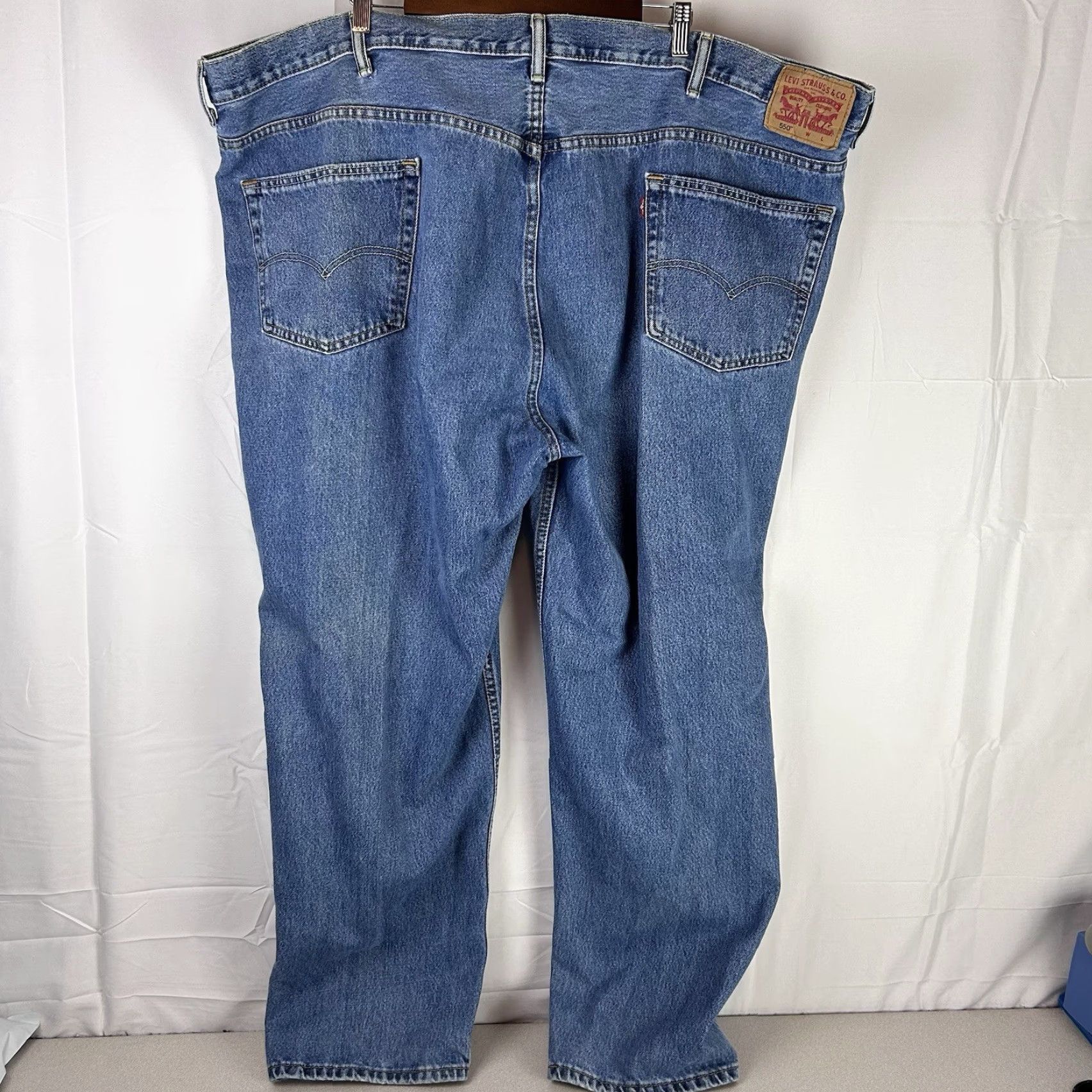 Levi's Levi's 505 Jeans Straight Regular Fit Men's Jeans Blue Size 54 x 32 Size US 38 / EU 54 - 6 Thumbnail