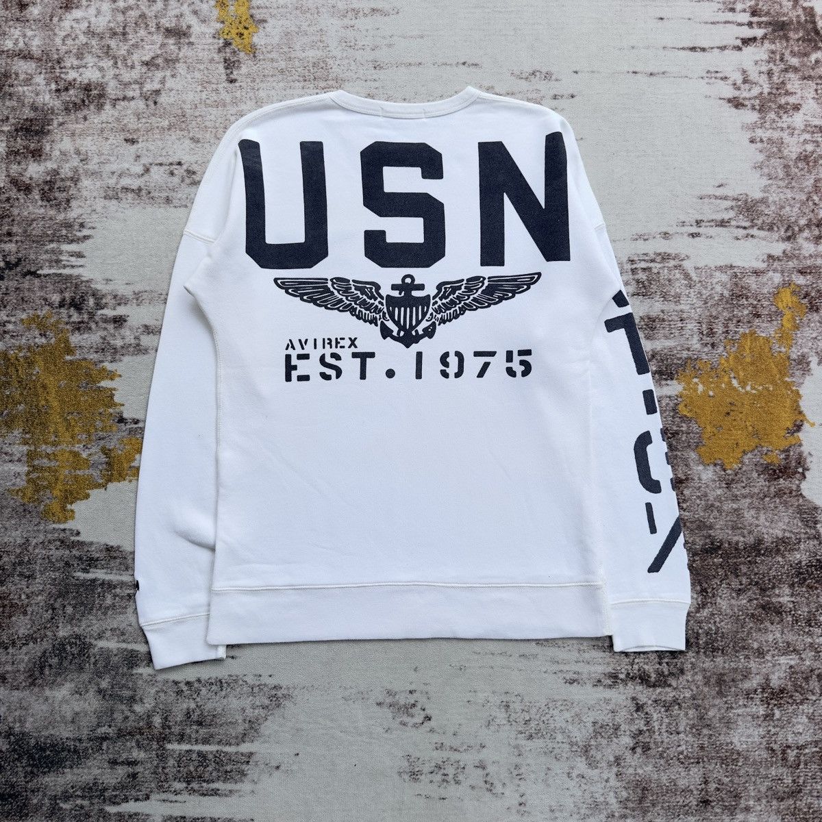 Avirex VINTAGE AVIREX USN EST.1975 NAVAL CREWNECK SWEATSHIRT Size US XS / EU 42 / 0 - 2 Thumbnail