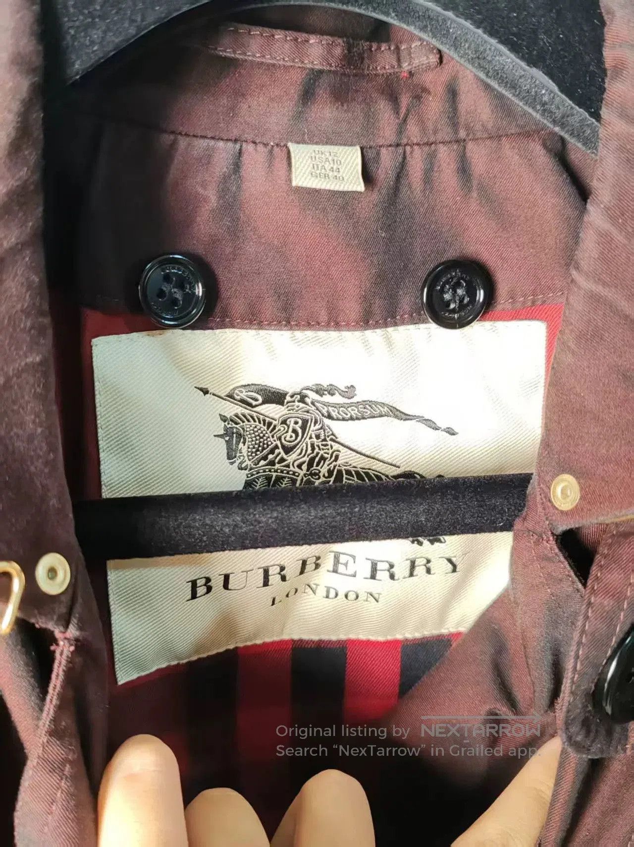 Burberry Burberry Coat Genuine Outerwear. Size US M / EU 48-50 / 2 - 3 Thumbnail