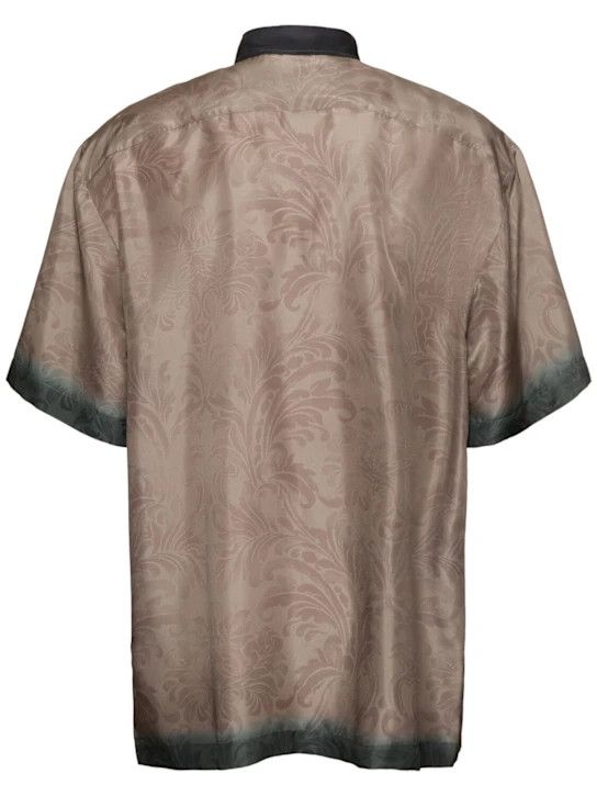 Dries Van Noten o1lsvrm0425 Silk Shirt in Petrol Size US M / EU 48-50 / 2 - 2 Thumbnail
