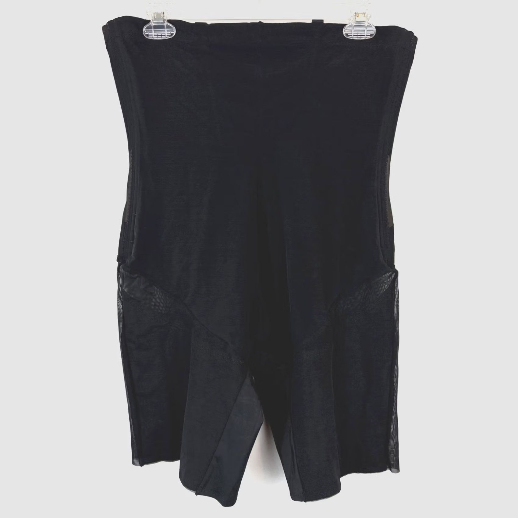 Vintage Honeylove SuperPower Shorts Womens 2X Black Waist Compression Shapewear Size 40" / US 18 - 2 Thumbnail