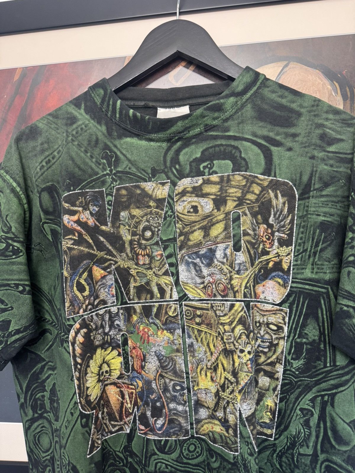 Band Tees Vintage Korn FullPrint Band Tee 90s All Over Print Rock Rare Size US L / EU 52-54 / 3 - 2 Thumbnail