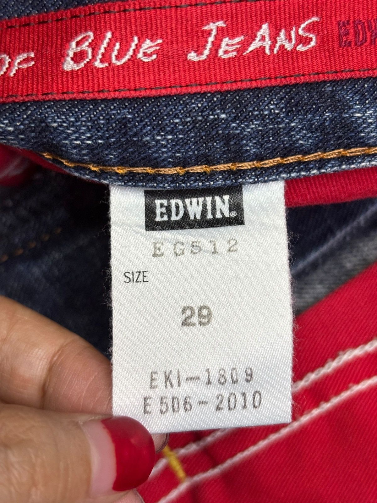 Edwin × Japanese Brand Vintage Japanese Edwin Faded Mud Wash Bootcut Jeans Size US 32 / EU 48 - 10 Thumbnail