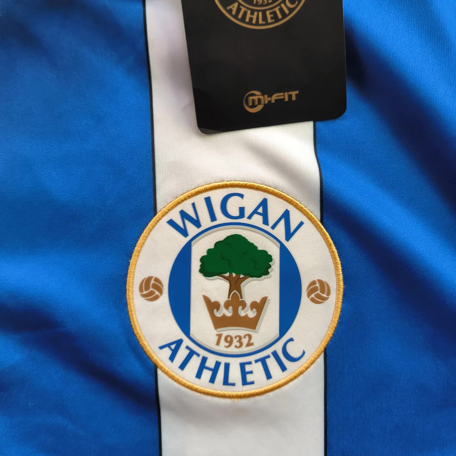 Other NEW Wigan Athletic 2014-15 Mi-Fit home football jersey 2XL Size US XXL / EU 58 / 5 - 3 Thumbnail