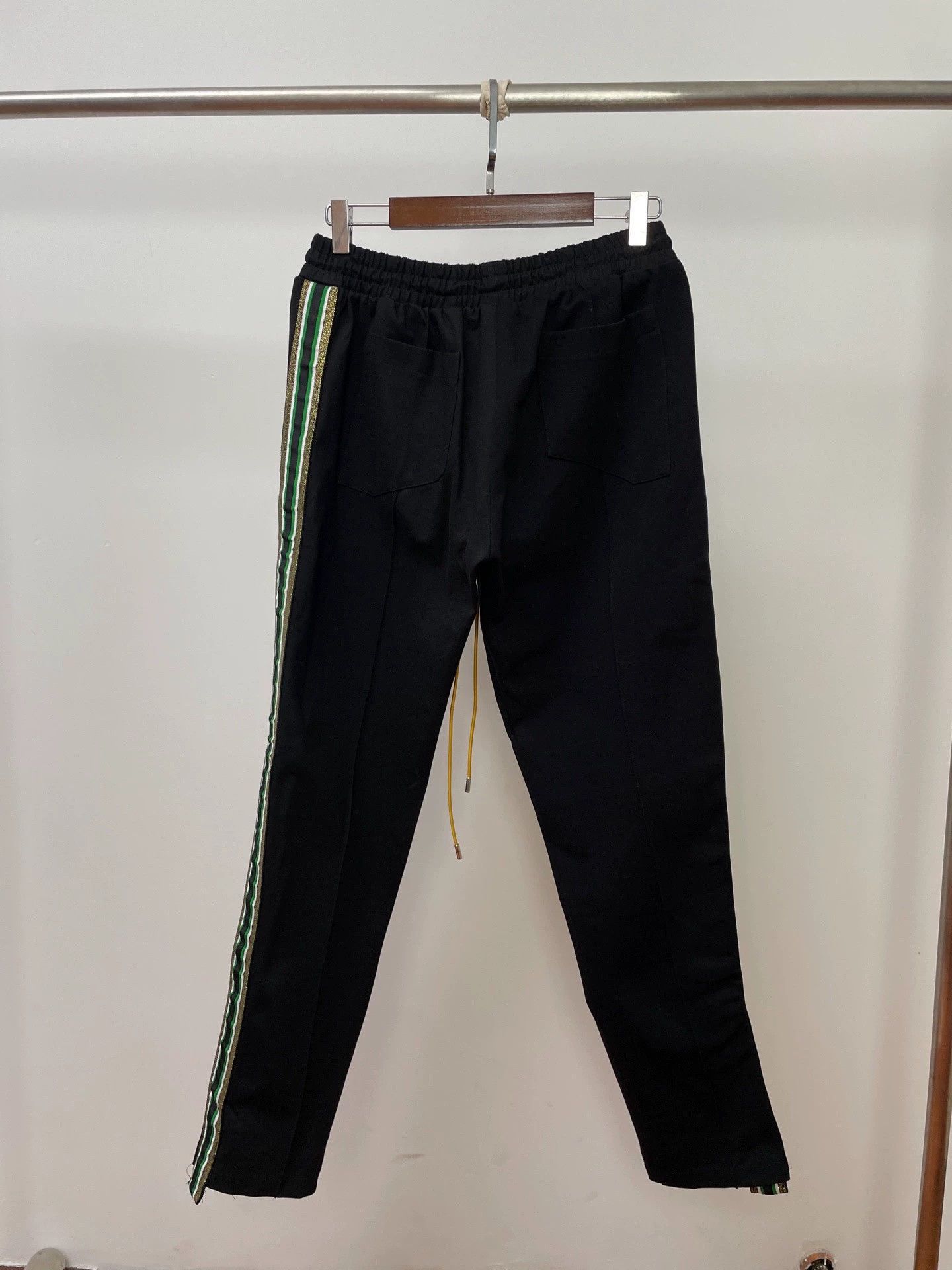 Rhude Rhude Gold-Green Drawstring Track Pants M Size 27" / US 4 / IT 40 - 2 Thumbnail