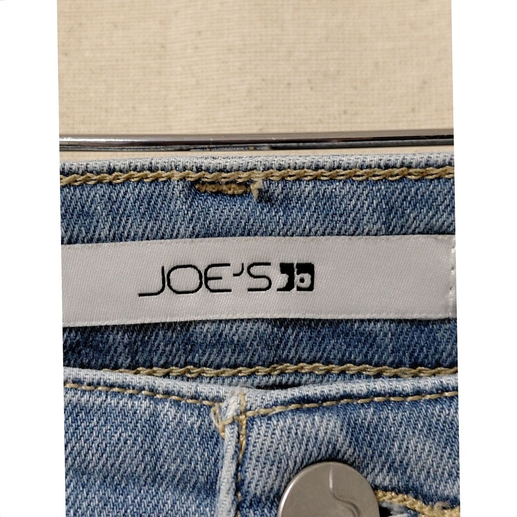 Vintage Joe's Jeans Women Blue Ankle Slim Size 28 Solid Denim Size 28" / US 6 / IT 42 - 4 Thumbnail