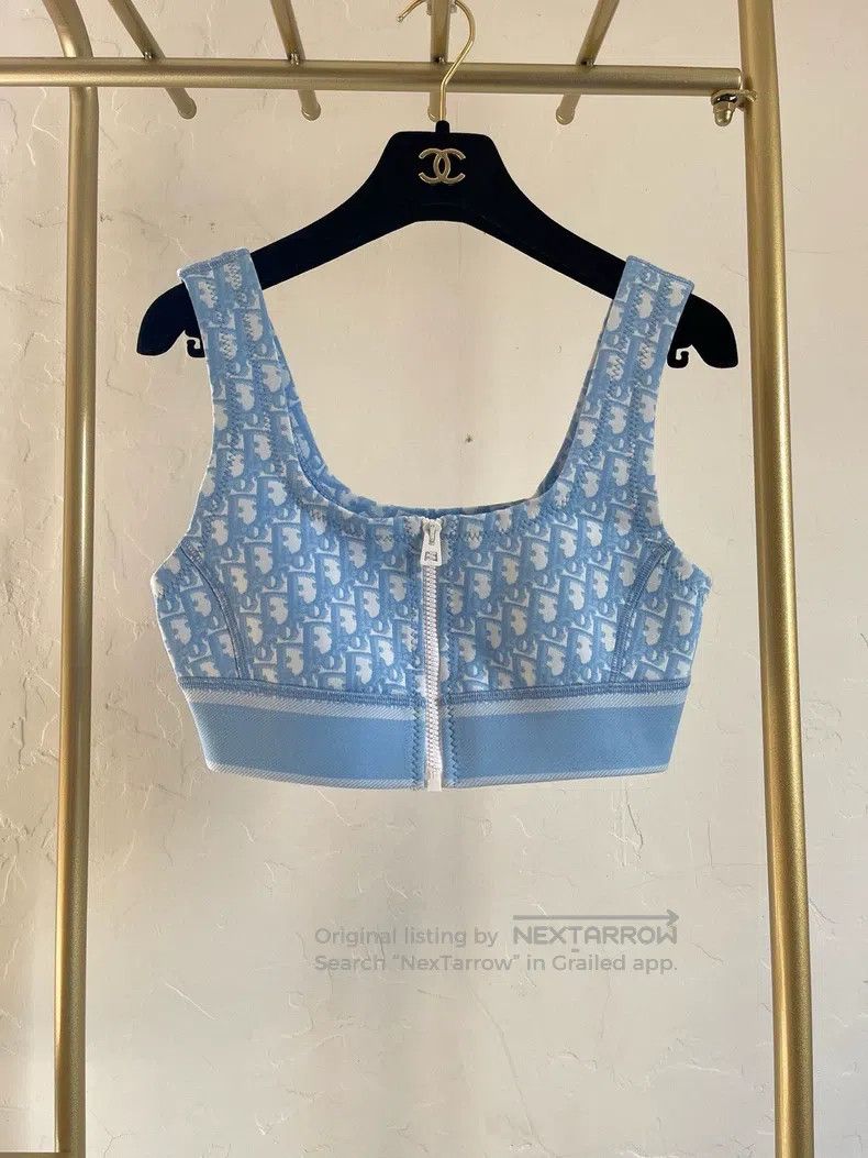 Dior Dior Blue old-fashioned vest Size XS / US 0-2 / IT 36-38 - 1 Thumbnail