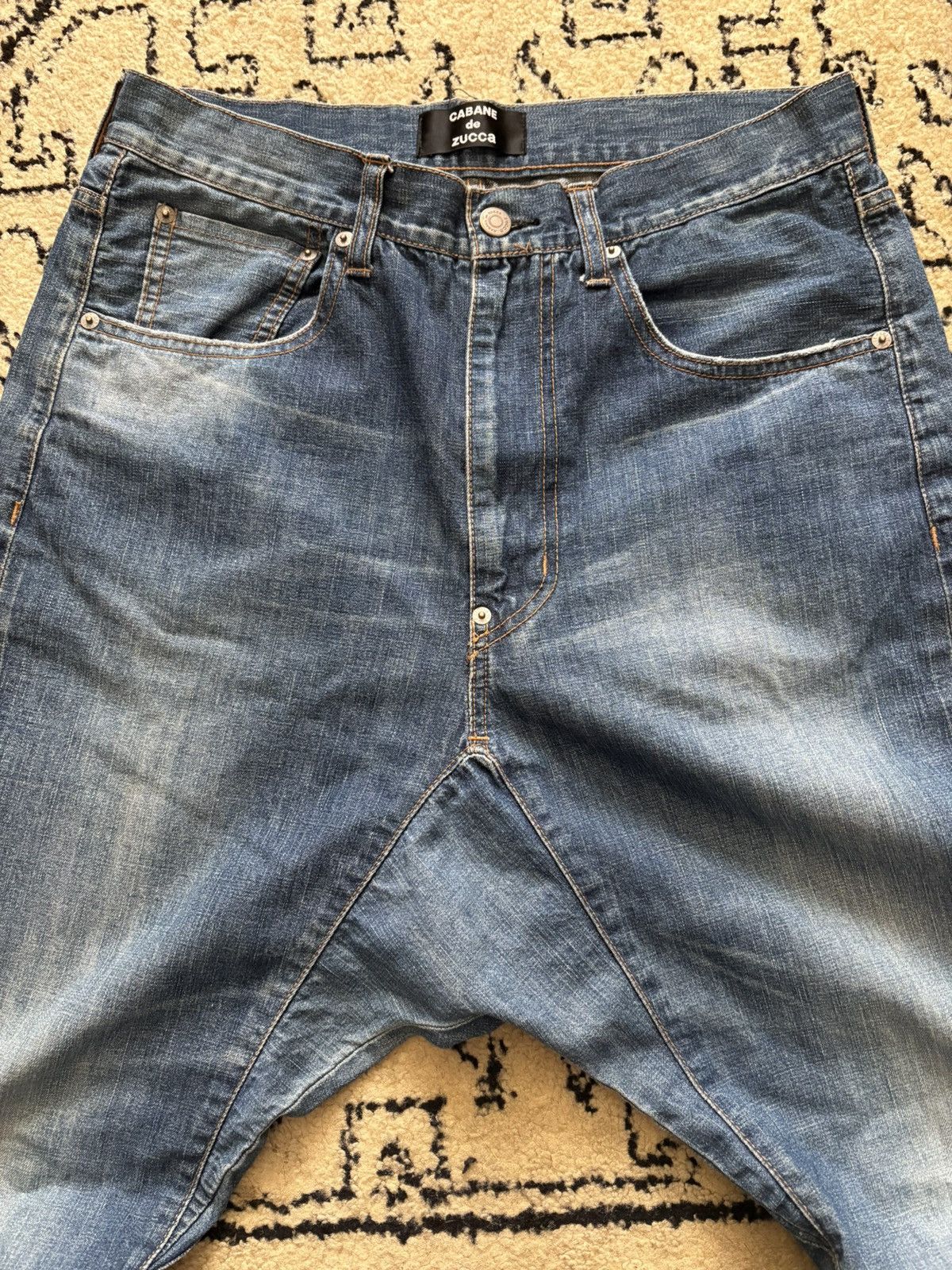 CABANE de ZUCCa Cabane de zucca archive dropped crotch denim Size US 33 - 6 Thumbnail