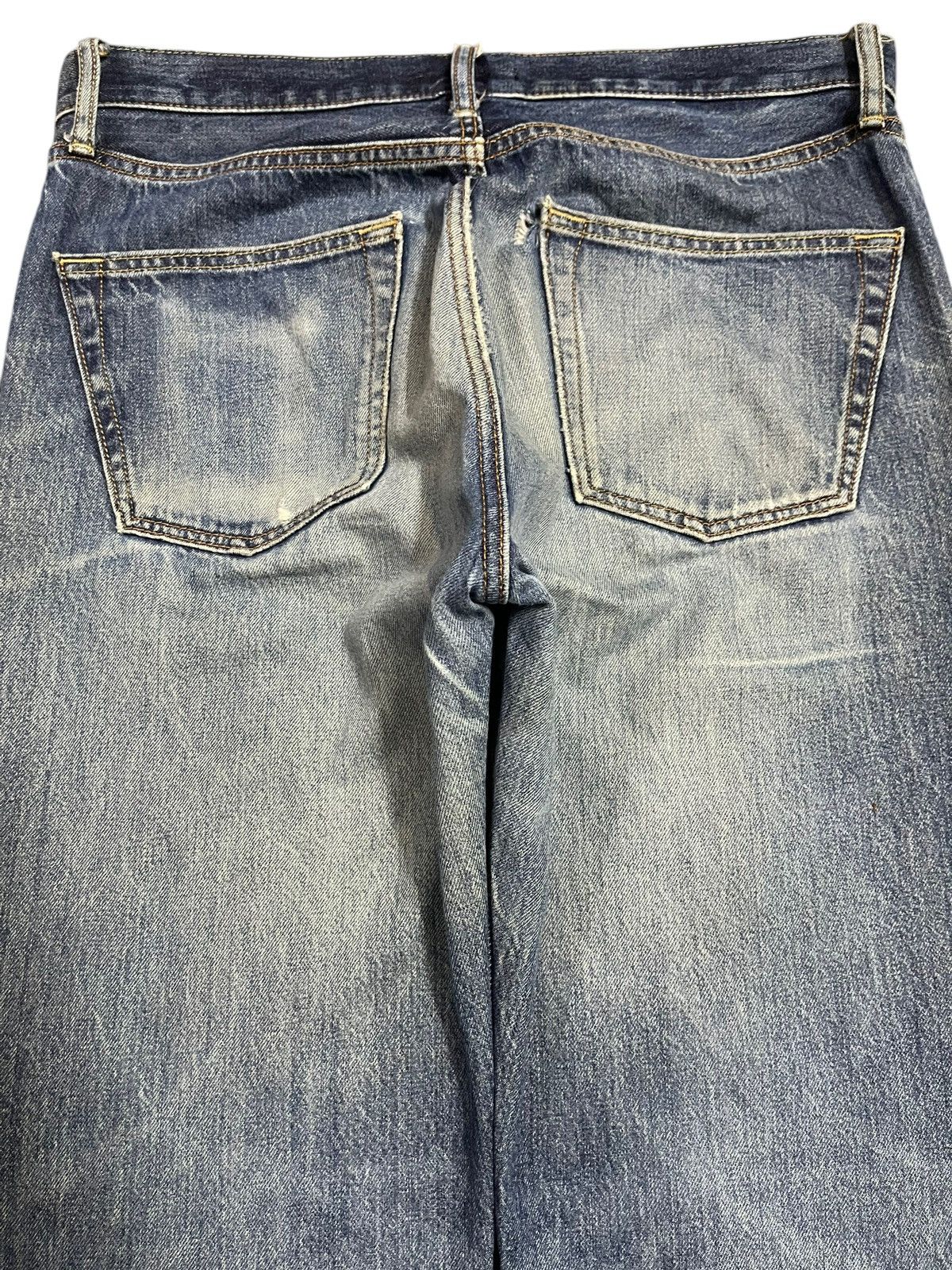 Uniqlo Vintage Japanese Uniqlo Blue Mud Wash Style Loose Jeans Size US 34 / EU 50 - 5 Thumbnail