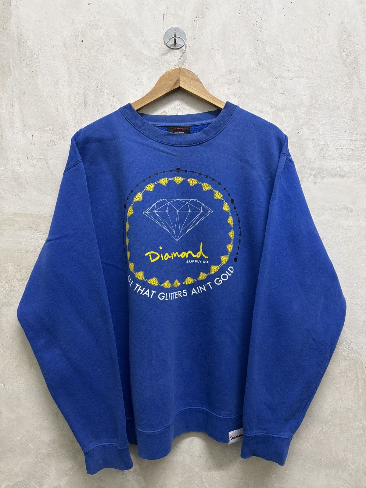 Diamond Supply Co. 2000s Diamond Supply Co y2k Skate Sweatshirt Size US L / EU 52-54 / 3 - 1 Thumbnail