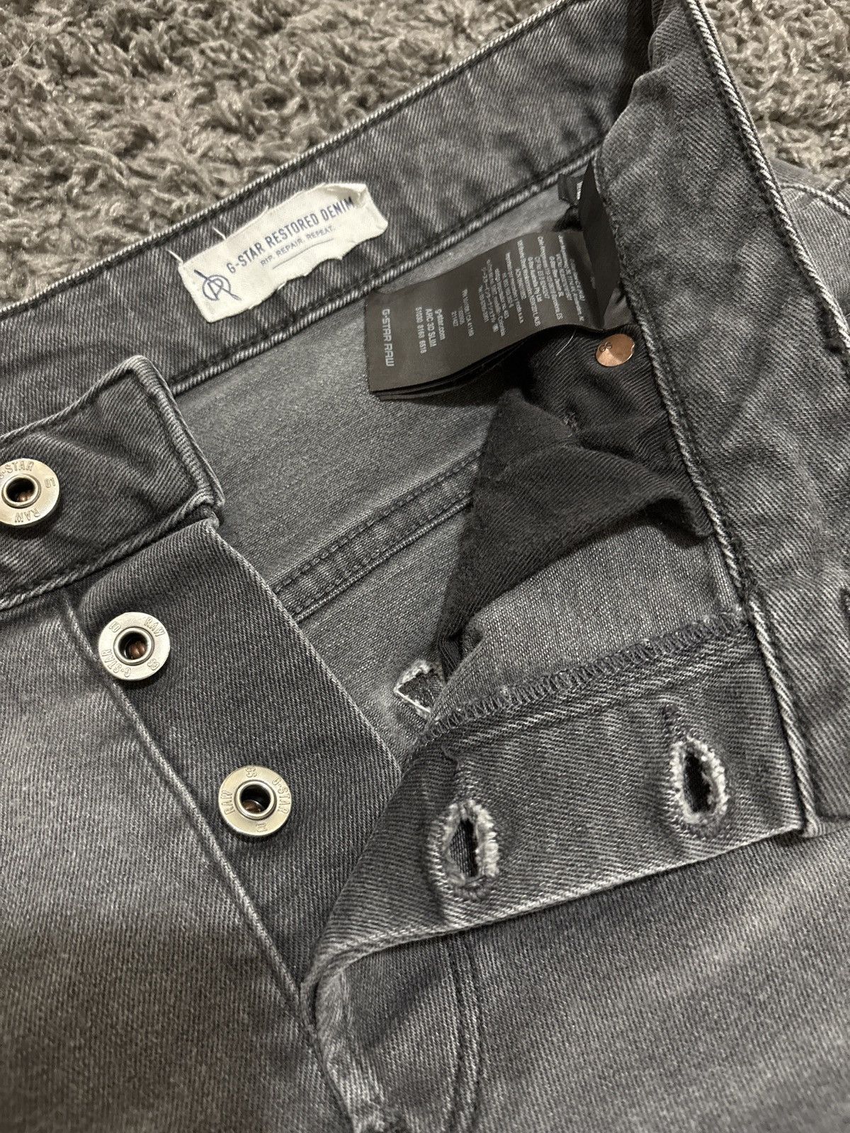 G-Star Grey G-star Raw banana cut patch denim Size US 32 / EU 48 - 3 Thumbnail