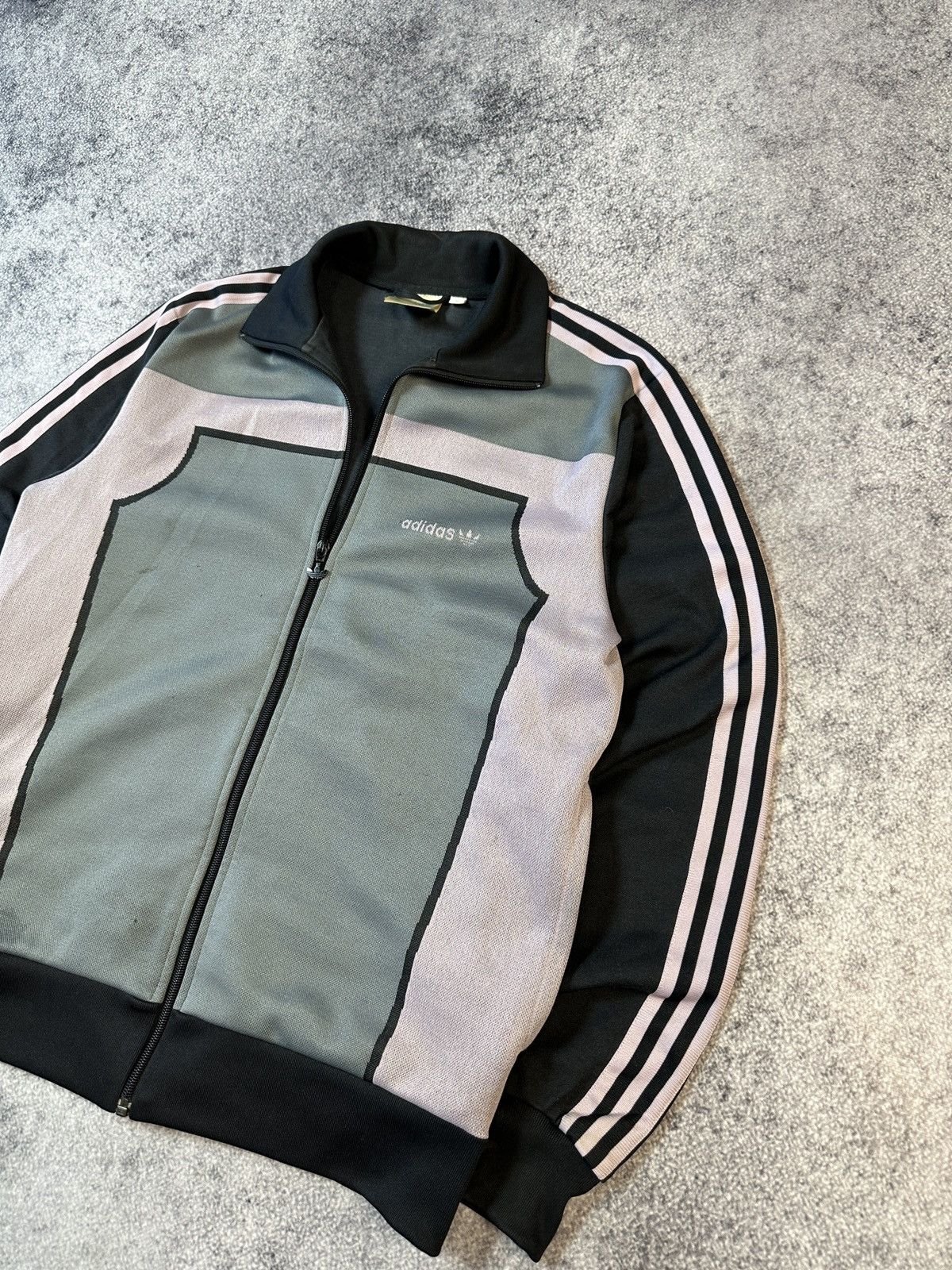 Adidas Vintage Adidas Avant Garde Jacket Zip Up Streetwear Opium M Size US M / EU 48-50 / 2 - 2 Thumbnail