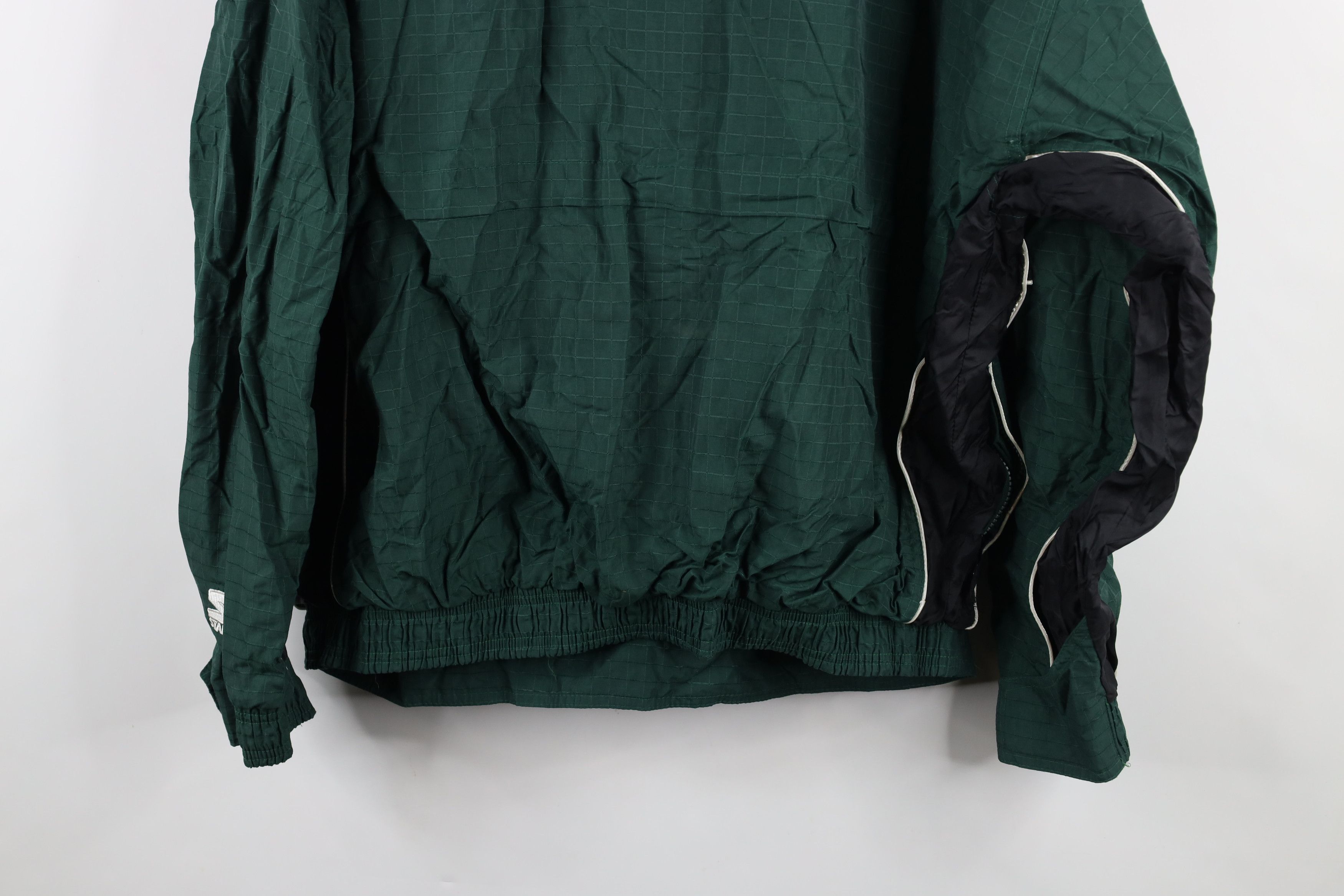 Starter × Vintage Vintage 90s Starter Green Bay Packers Pullover Anorak Jacket Size US XL / EU 56 / 4 - 17 Thumbnail