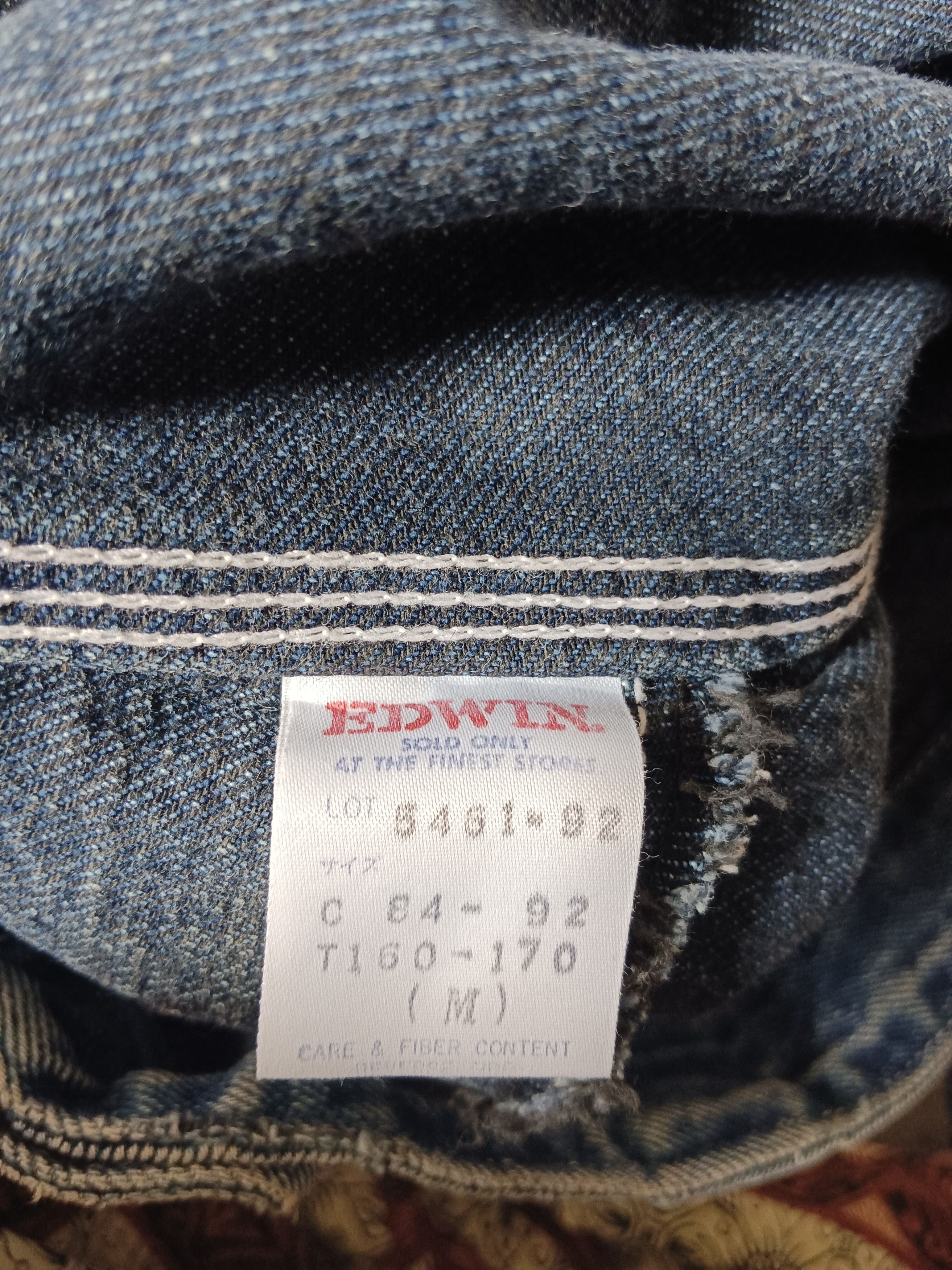 Edwin Vtg EDWIN Zipper Jacket size M Made in Japan Size US M / EU 48-50 / 2 - 8 Thumbnail