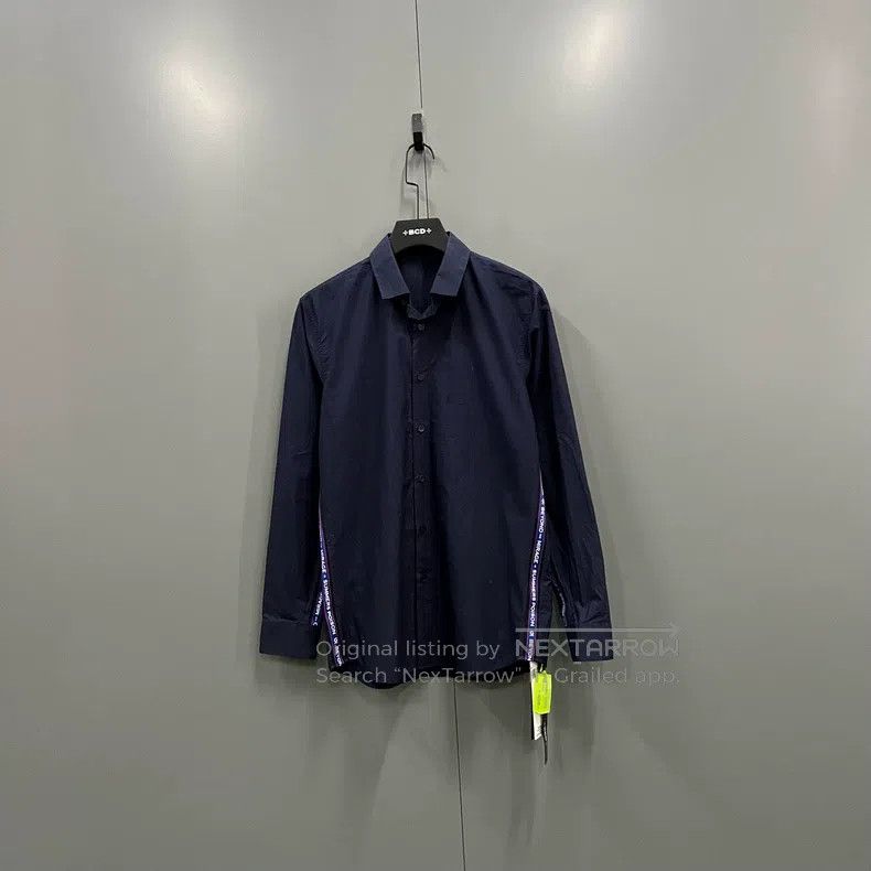 Givenchy Givenchy Size39 Side Stripe Logo Shirt Size US M / EU 48-50 / 2 - 1 Thumbnail