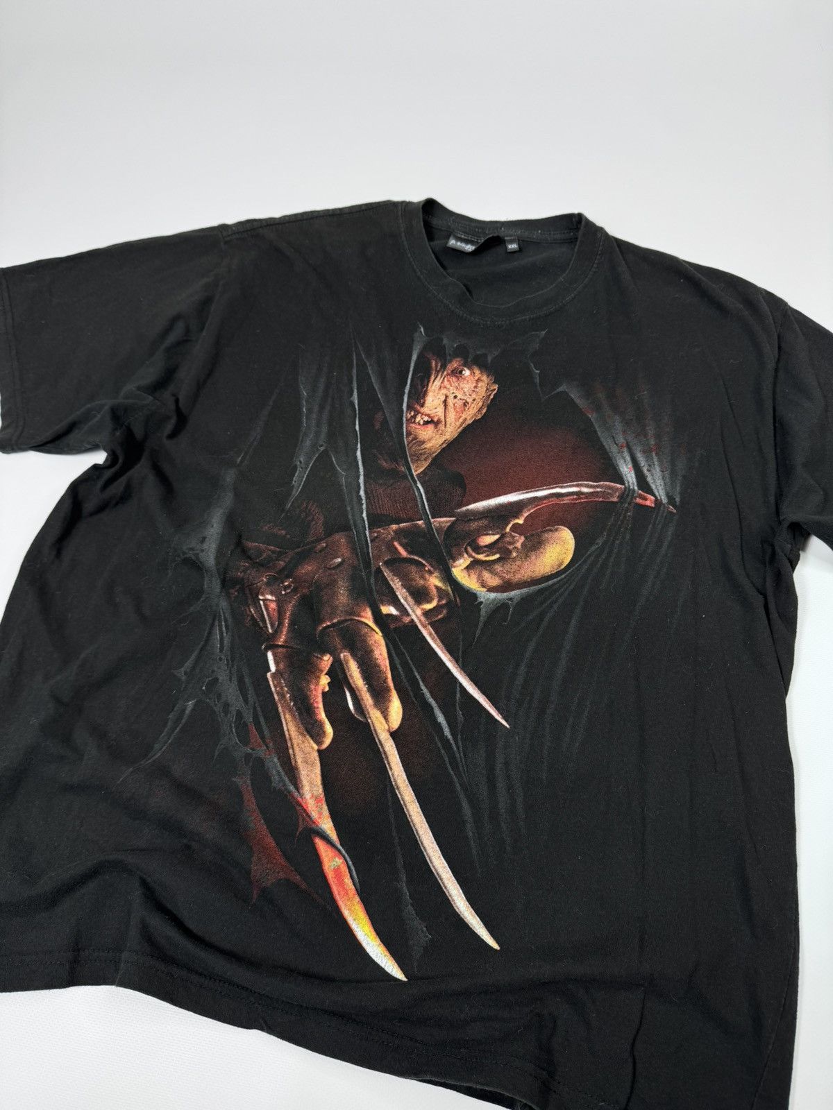 Vintage A Nightmare on Elm. Street Freddie Krueger T-Shirt Tee Size US XXL / EU 58 / 5 - 2 Thumbnail