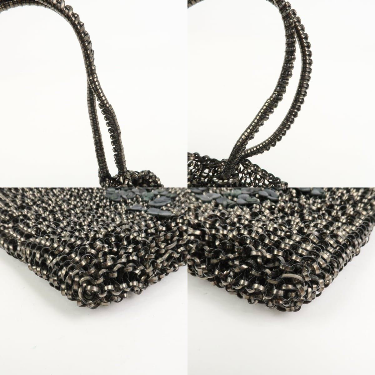ANTEPRIMA Anteprima Wire Bag PVC Leather Tote Black Size ONE SIZE - 4 Thumbnail