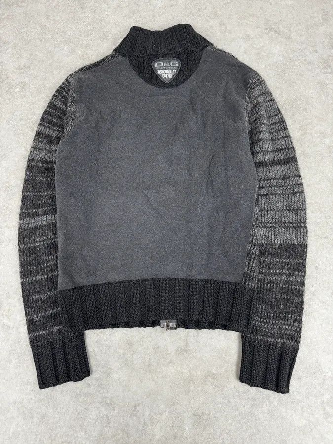Dolce & Gabbana 2000s Dolce & Gabbana Grey Wool Zip-Up Sweater Size US M / EU 48-50 / 2 - 4 Thumbnail