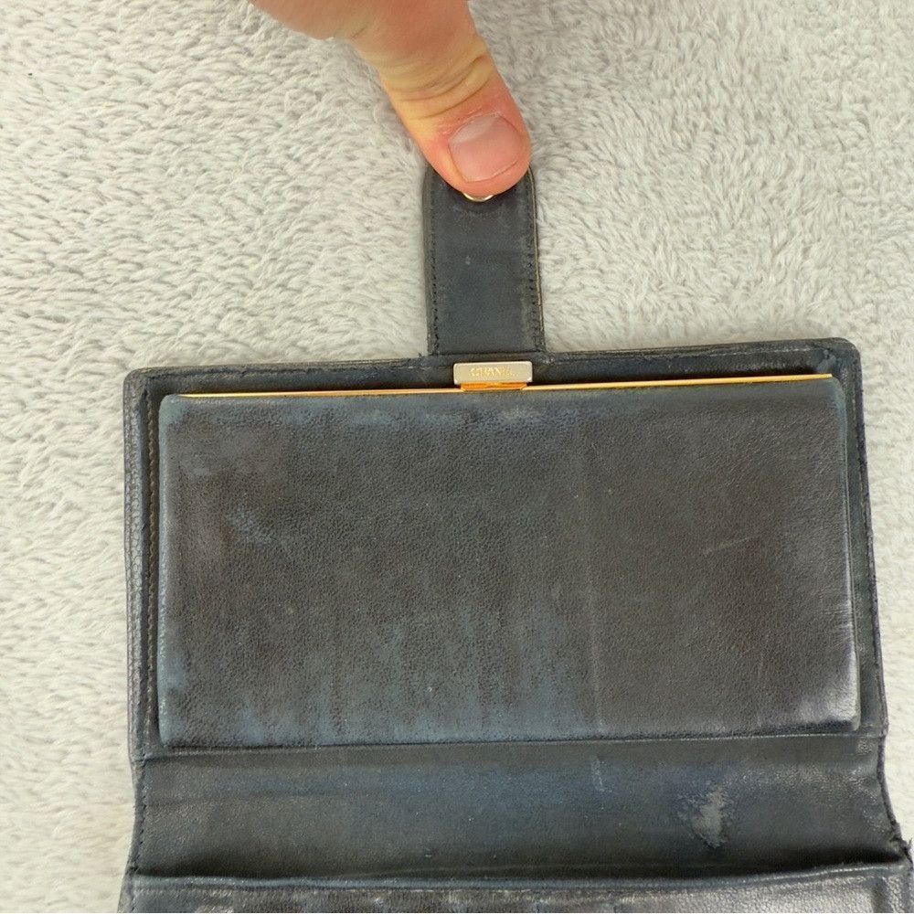 Chanel CHANEL CC Logo Grained Calfskin Leather Long Bifold Wallet Size ONE SIZE - 6 Thumbnail