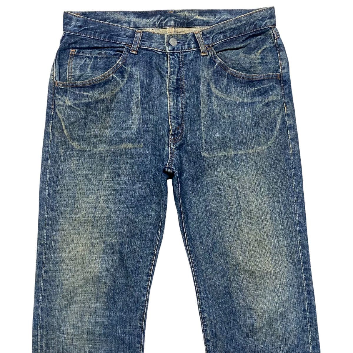 Vintage Vintage BIG JOHN Denim Cargo Pocket Jeans Size US 34 / EU 50 - 3 Thumbnail