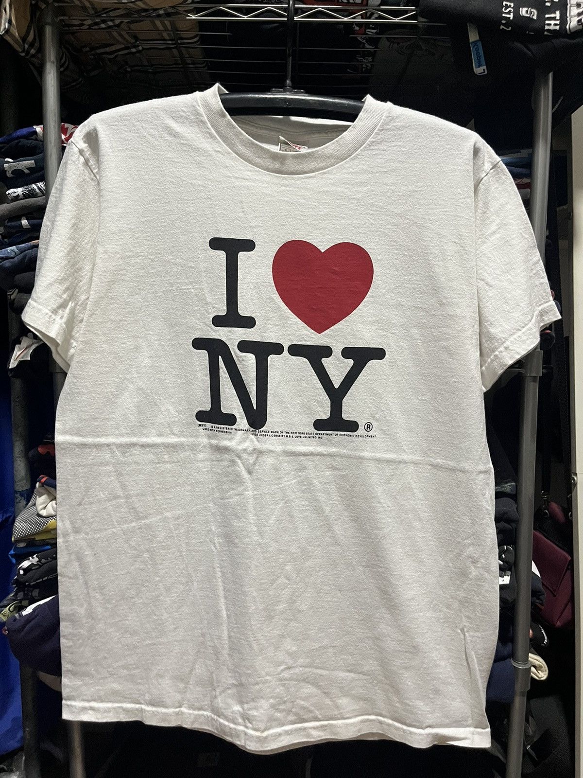 I Love NY I Love NY by MBS Love Unlimited White Tee Size US L / EU 52-54 / 3 - 1 Thumbnail