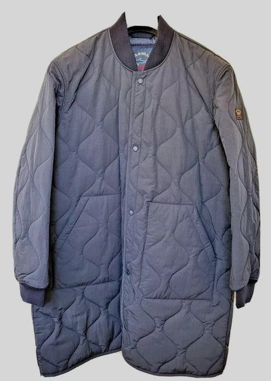 Paul & Shark RRP1600€ PAUL&SHARK sz L BOMBER COAT LONG QUILTED Size US L / EU 52-54 / 3 - 1 Thumbnail