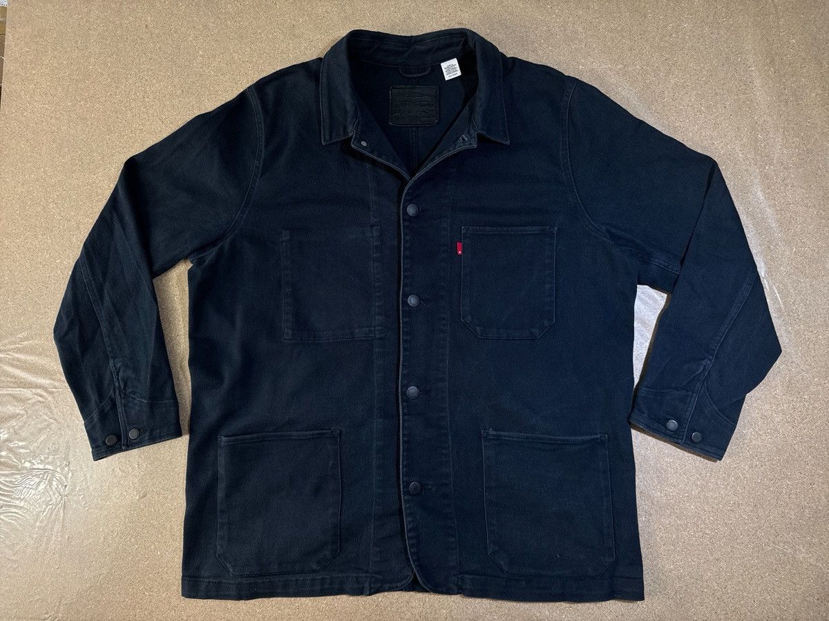 Levi's Levi's Engineers Coat black denim jacket Size US XXL / EU 58 / 5 - 1 Thumbnail