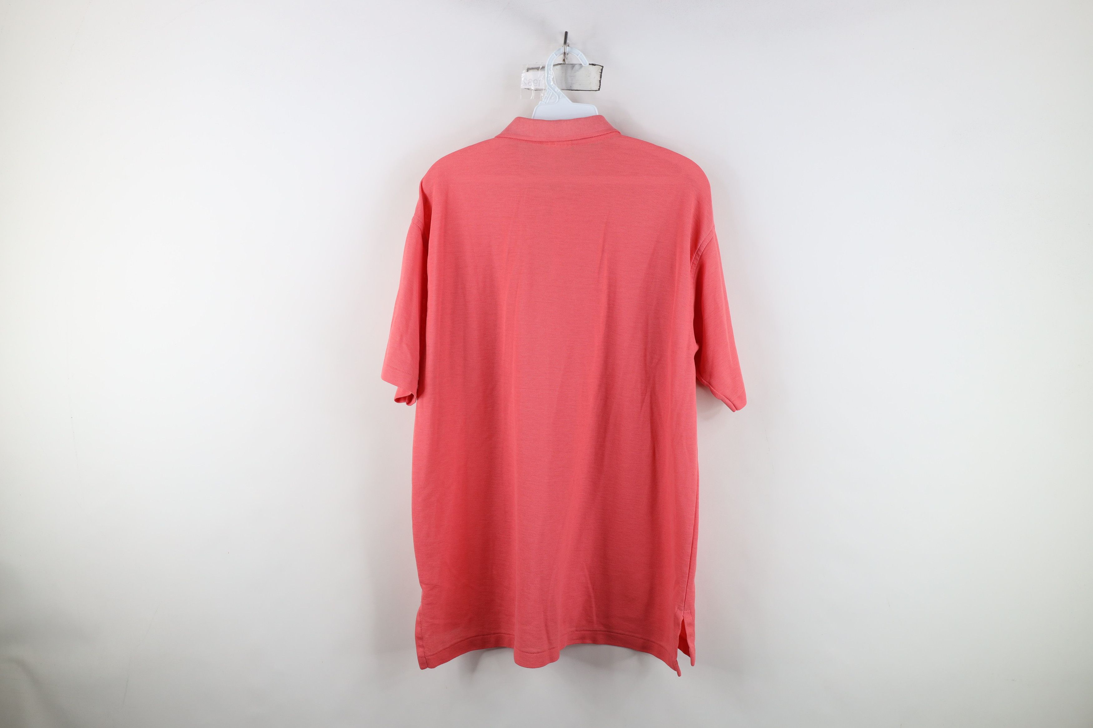 L.L. Bean Vintage 90s LL Bean Double L Cotton Knit Golf Polo Pink USA Size US XL / EU 56 / 4 - 11 Thumbnail