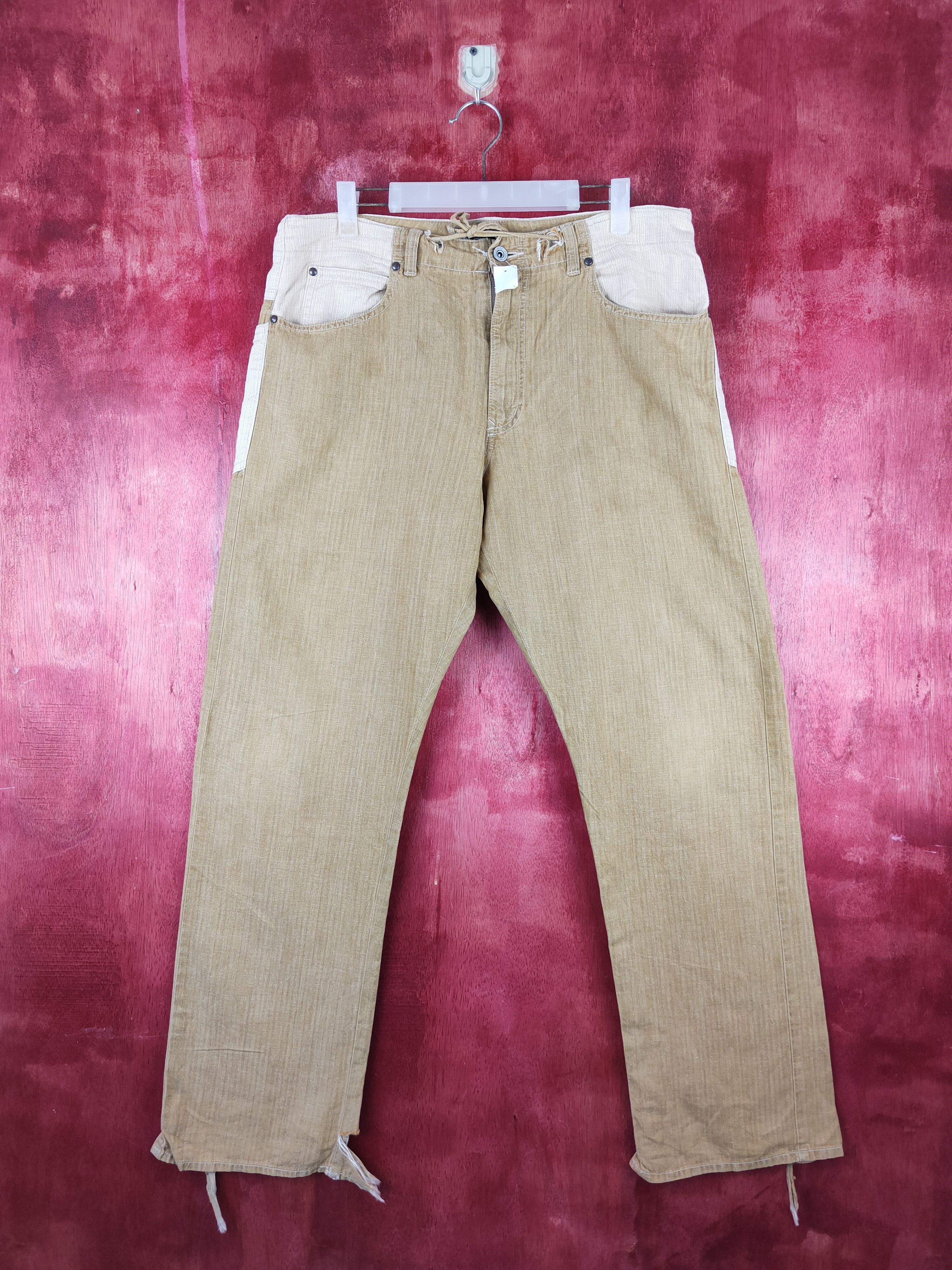 Concave.attempt Brown vintage japan Casual Pants #S1475
