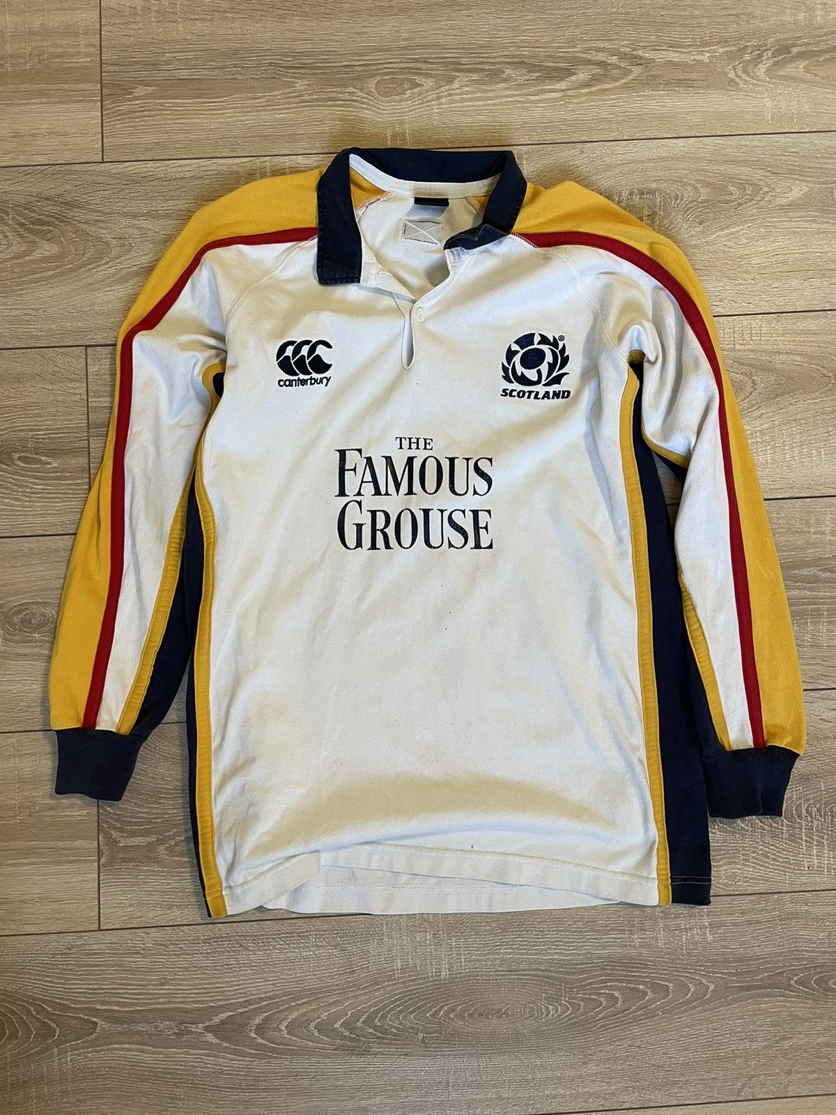 Canterbury of New Zealand × Vintage Vintage Scotland National Rugby SHIRT Canterbury Size US L / EU 52-54 / 3 - 1 Thumbnail