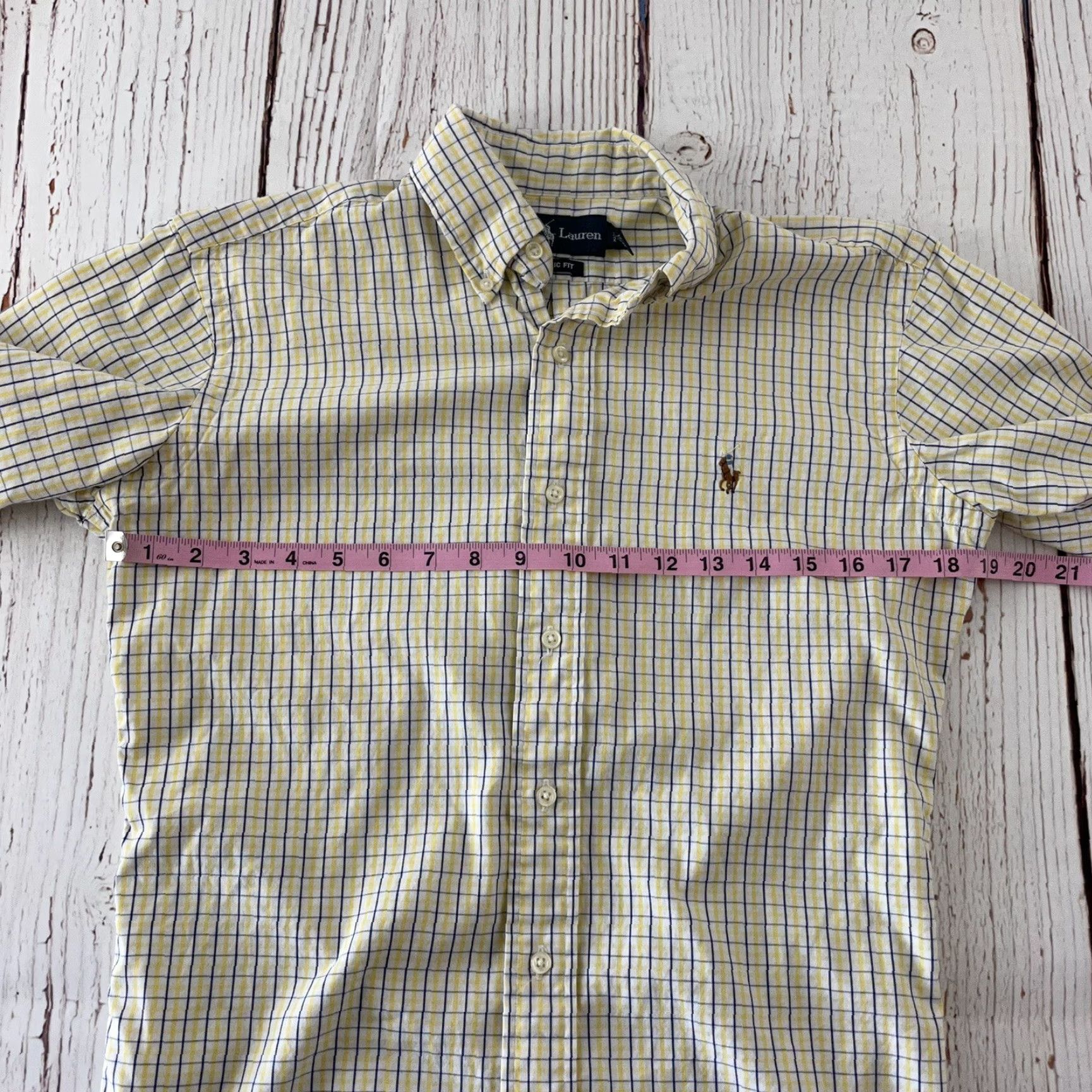 Polo Ralph Lauren Ralph Lauren Polo Shirt Plaid Classic Long Sleeve Mens Yellow Dress Shirt 14.5 32/33 Size XS? Size US S / EU 44-46 / 1 - 5 Thumbnail