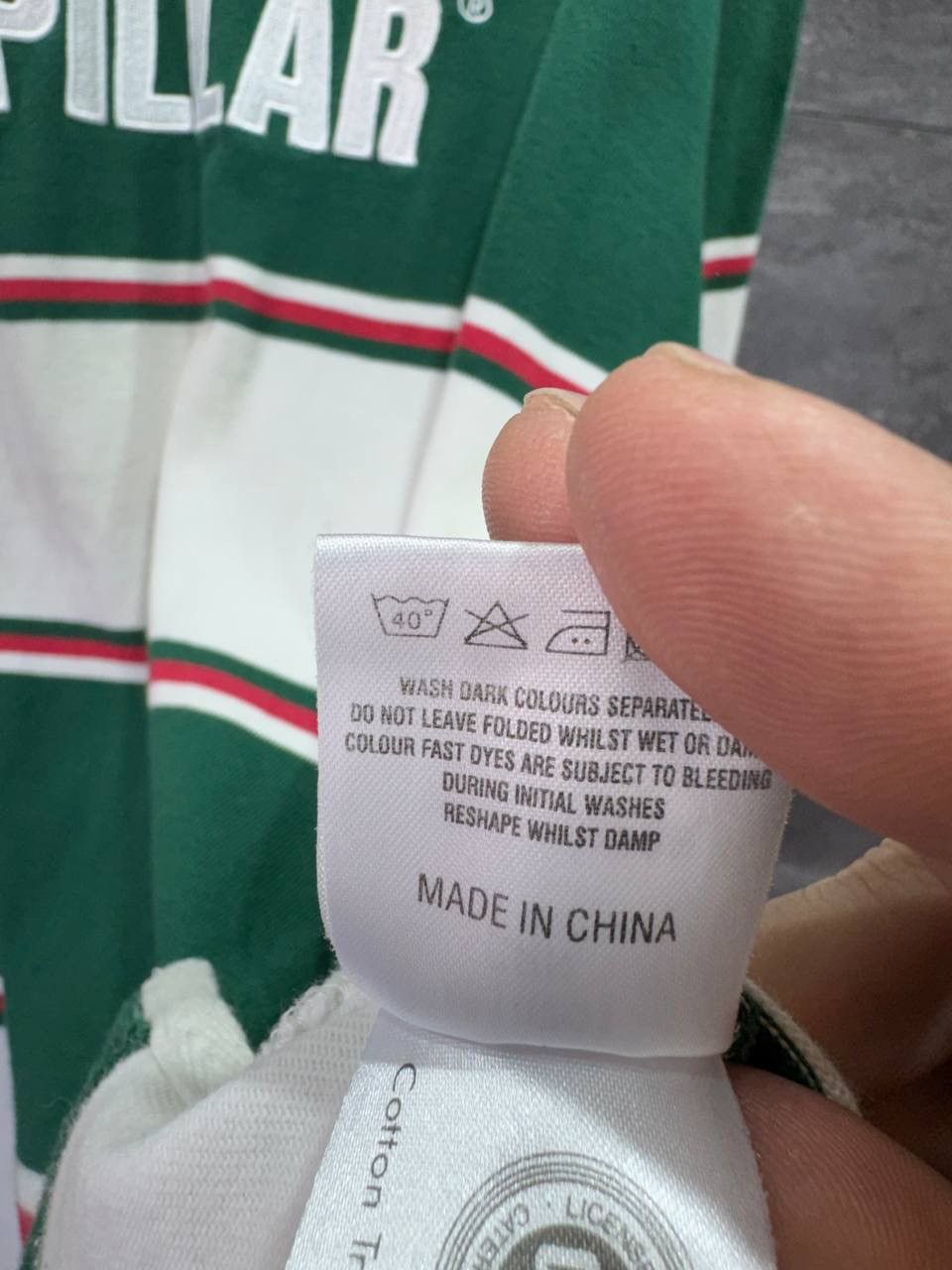 Cotton Traders Leicester Tiger Jersey Rugby Shirt Green White Cotton Trader Size US L / EU 52-54 / 3 - 14 Thumbnail