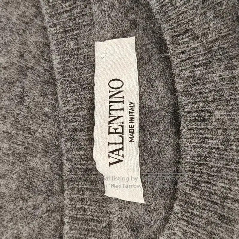 Other Valentino Women's Gray Cashmere Graphic Pullover . Size XS / US 0-2 / IT 36-38 - 5 Thumbnail