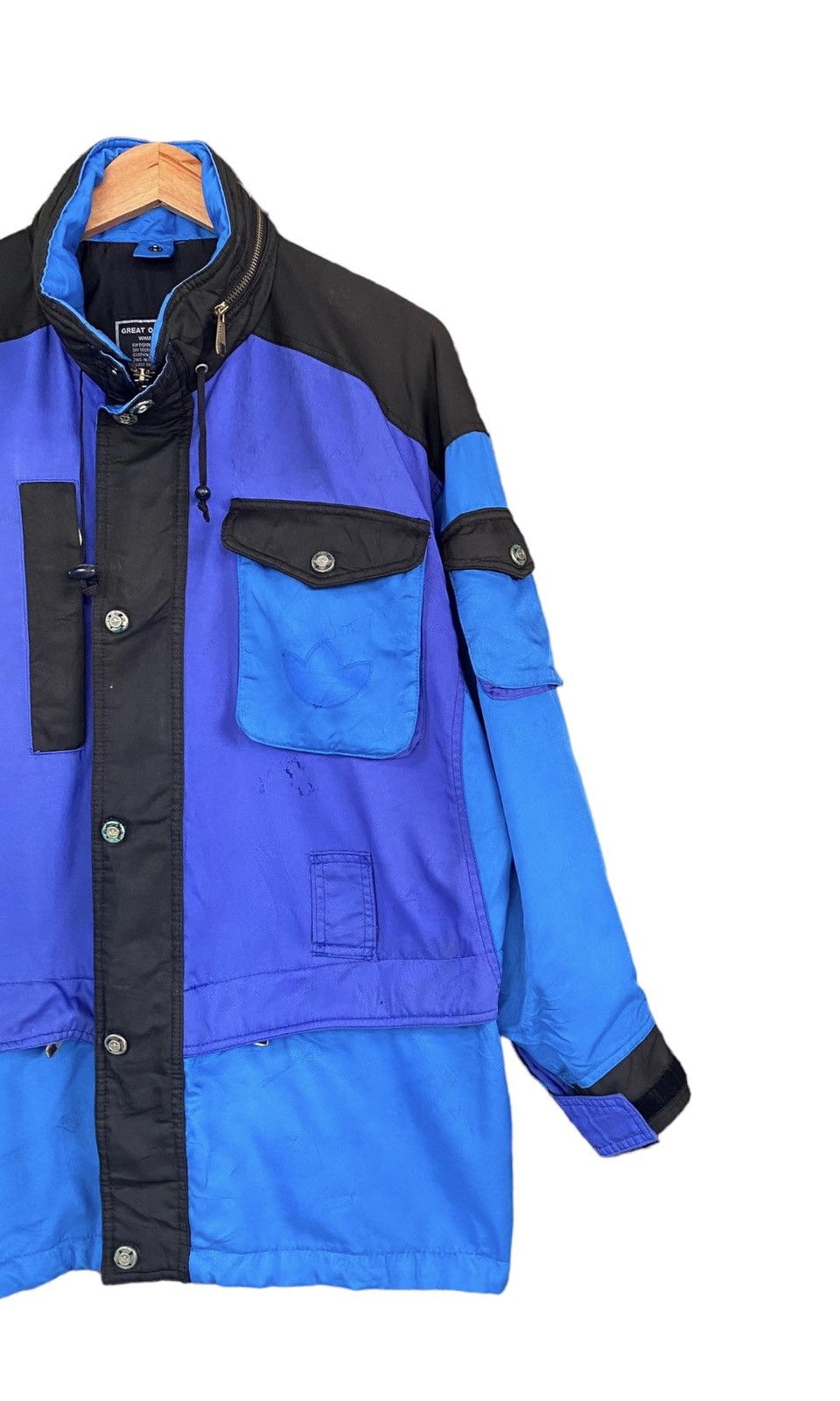Vintage Vintage 90s ADIDAS Speel Out Outdoor Hoodie Jacket Zipper Size US M / EU 48-50 / 2 - 6 Thumbnail