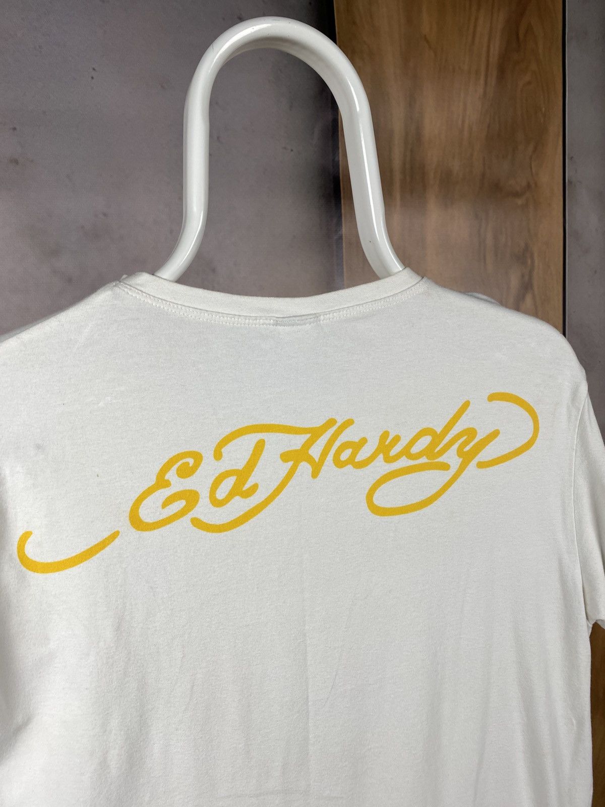 Ed Hardy 🐶Vintage T-Shirt Ed Hardy Big Logo Art Taty Tee🐶 Size XL / US 12-14 / IT 48-50 - 4 Thumbnail