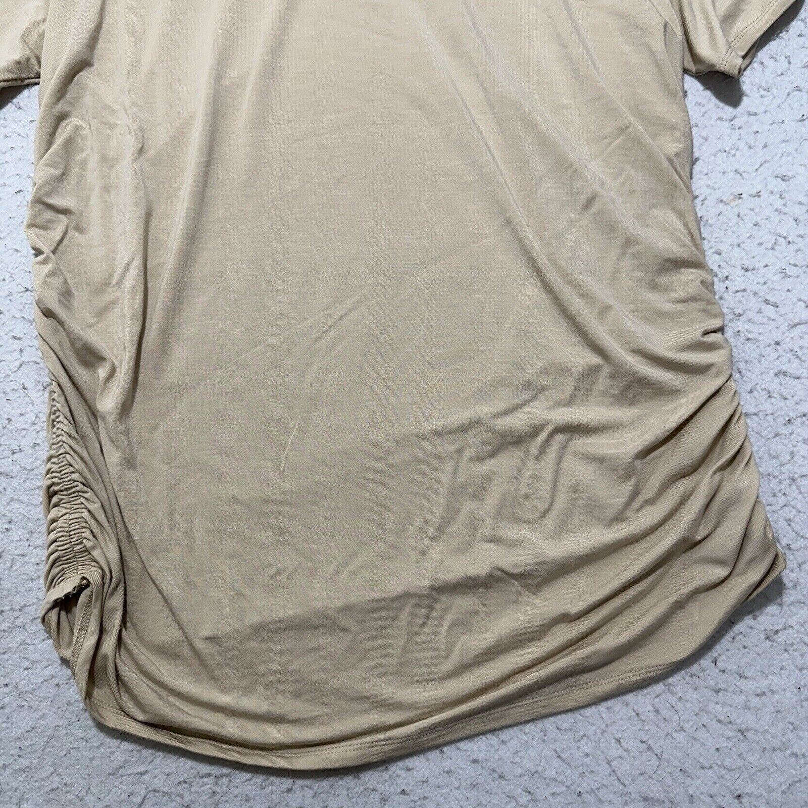 Other A New Day XXL Maternity Pullover T Shirt Tan Beige Tee Size XXL / US 16-18 / IT 52-54 - 7 Thumbnail