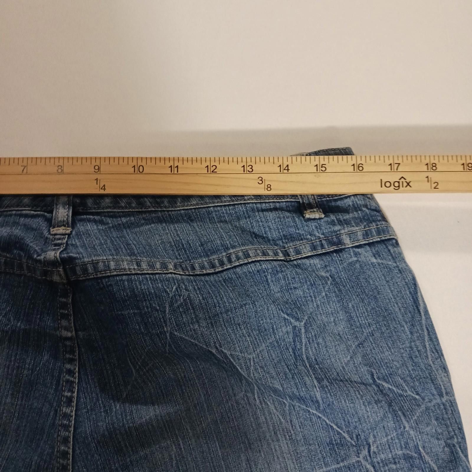 Other Bisou Bisou Michele Bohbot Women Blue Jeans Size 10 (32×29) Size 32" / US 10 / IT 46 - 7 Thumbnail