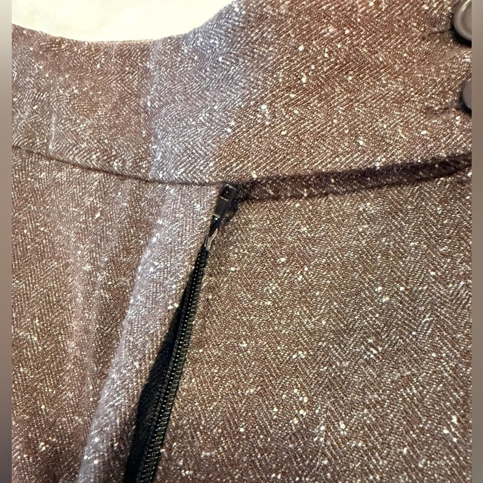 Other Larry Levine Stretch dressy brown trousers straight leg 8 Size 30" / US 8 / IT 44 - 11 Thumbnail