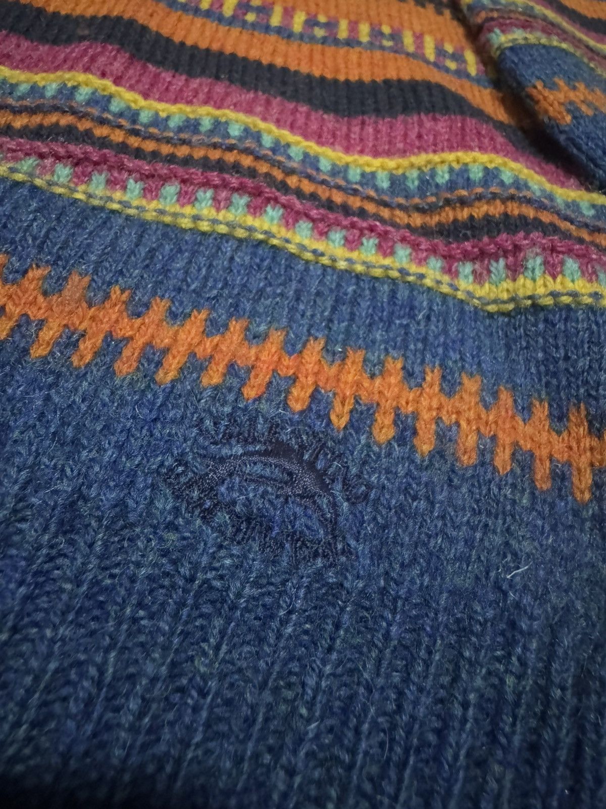 Valentino Vtg V Garavani Pullover Knitwear Multicolour Stripes Size US M / EU 48-50 / 2 - 3 Thumbnail