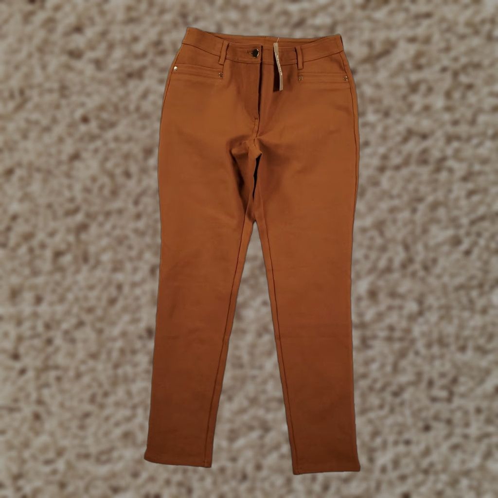Vintage VINTAGE Chico's Womens Slim Ankle Pants 2XS Brown Ponte Casual Stretch City Fall Size 26" / US 2 / IT 38 - 1 Thumbnail