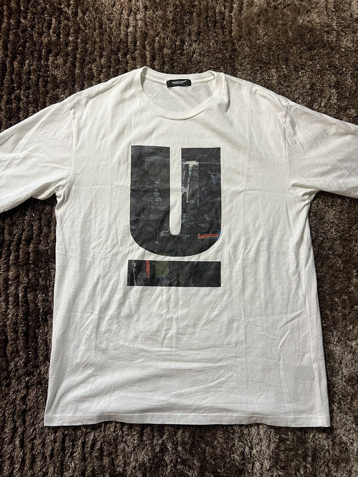 image of Undercover Scab Logo Tee in White, Men's (Size XL)