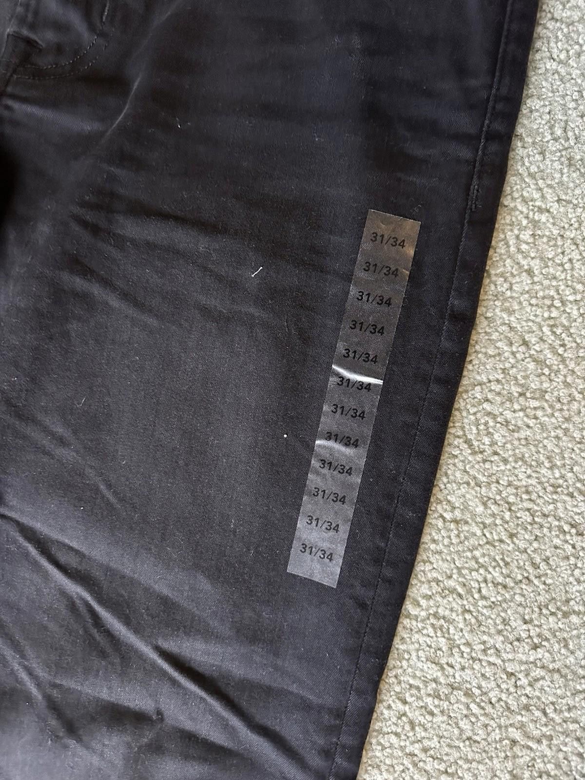 American Eagle Outfitters American Eagle Jeans Men’s 31x34 Straight, Black New w/ Tags Size US 31 - 2 Thumbnail