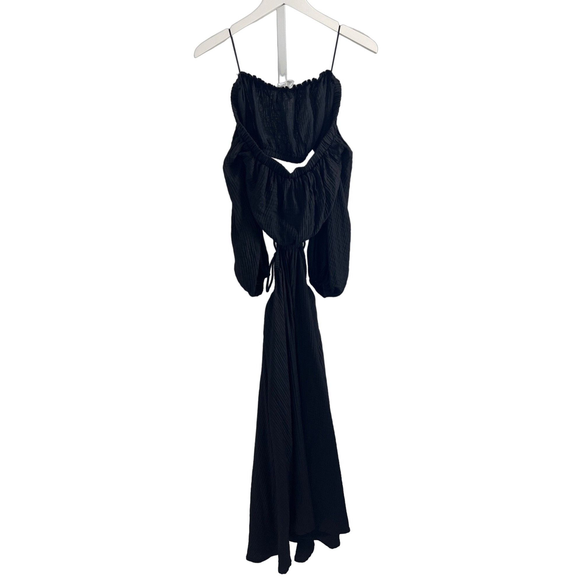 ASTR The Label Astr The Label Black Cassian Off-The-Shoulder Cutout Dress Size XS / US 0-2 / IT 36-38 - 4 Thumbnail