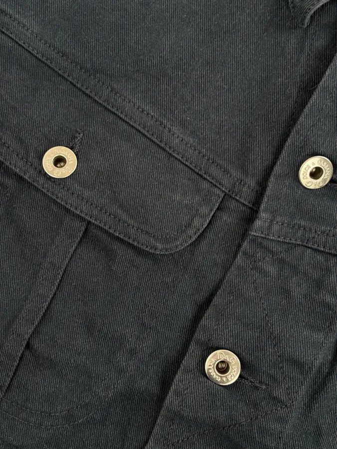 Dolce & Gabbana 2000s Dolce & Gabbana Navy Trucker Jacket Size US L / EU 52-54 / 3 - 10 Thumbnail