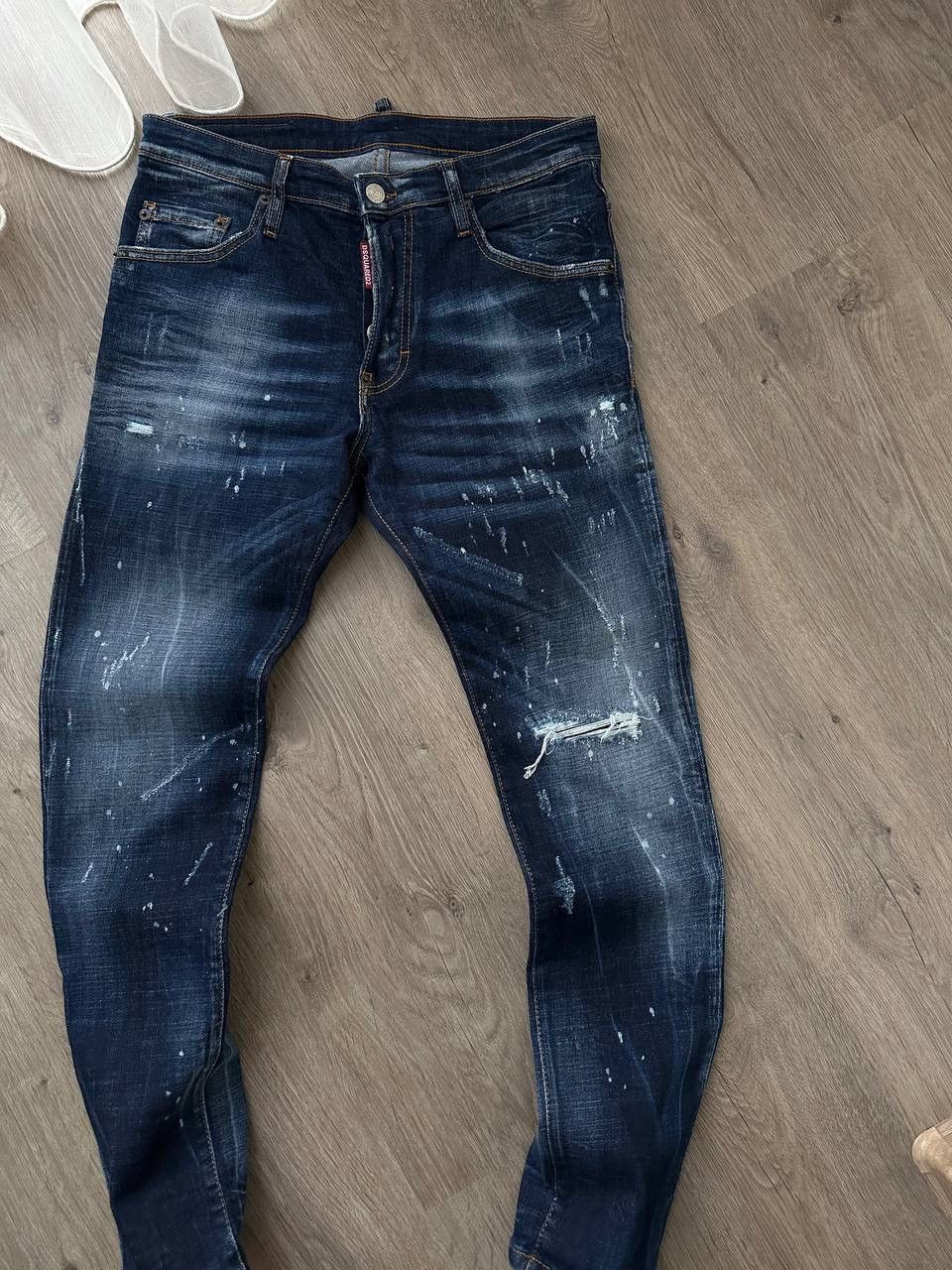 Dsquared2 × Vintage Vintage Disquared2 Denim Big Logo Pants Size US 32 / EU 48 - 14 Thumbnail