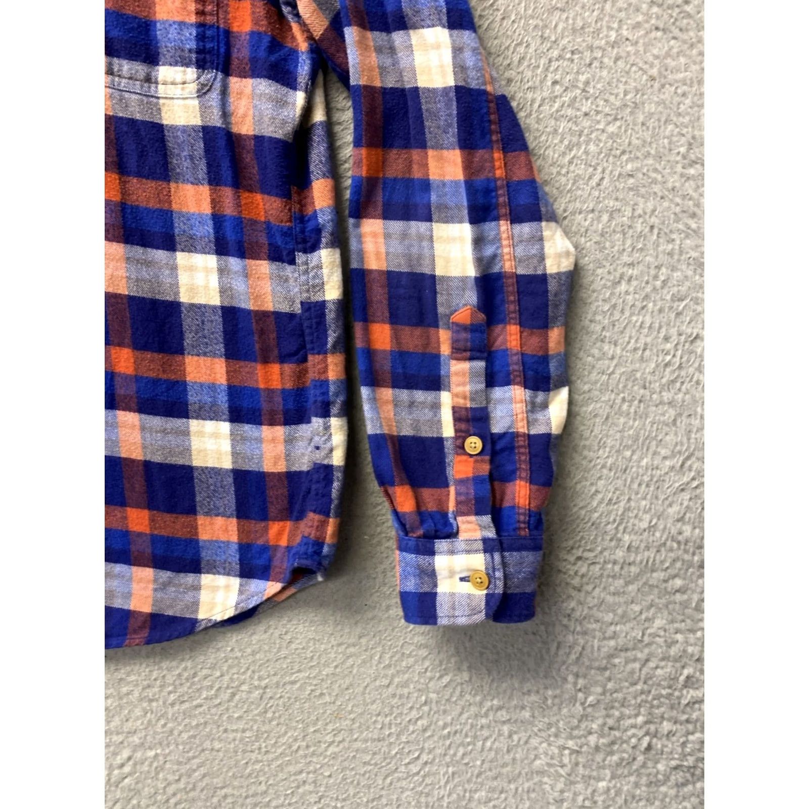 J.Crew J. Crew Button-Up Shirt Men M Multicolor Plaid Flannel Cotton Long Sleeve Button-Up Modern Casual Shirt Mens M Blue Coral Check Size US M / EU 48-50 / 2 - 2 Thumbnail