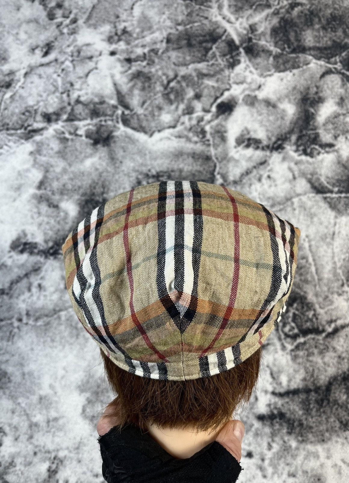 Burberry Burberry London Linen Check Cap Size ONE SIZE - 14 Thumbnail