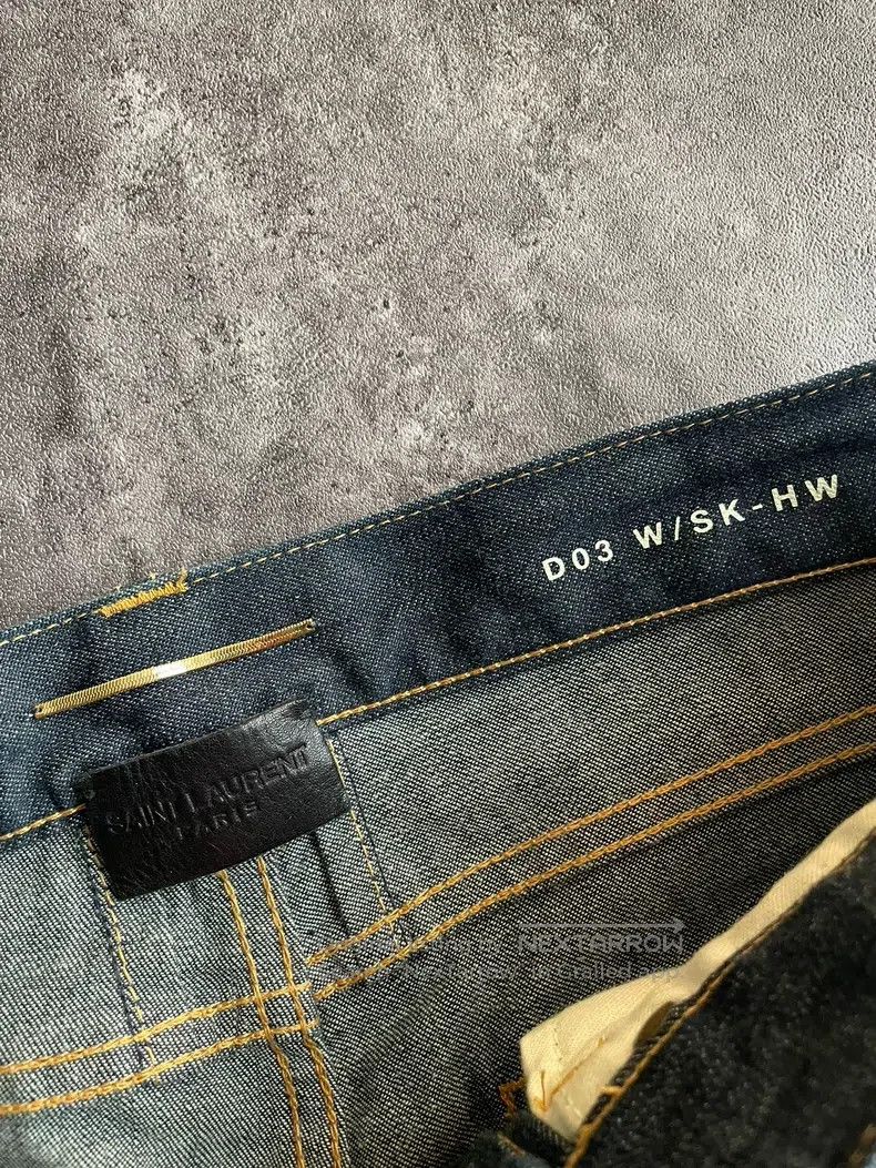 Saint Laurent Paris Saint Laurent Paris Raw Denim Pants Size US 28 / EU 44 - 3 Thumbnail