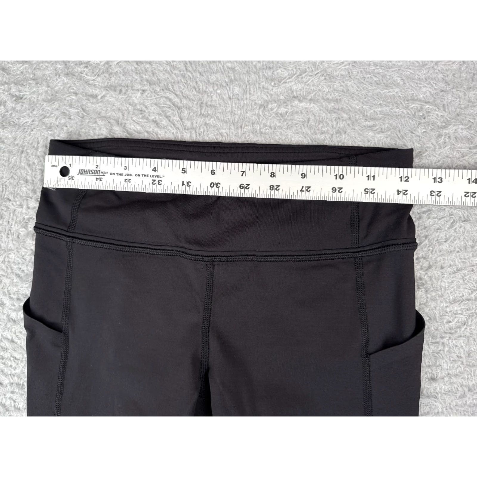 Lululemon Lululemon Pants Womens 4 Black Pace Rival Crop Full-On Luxtreme 22" W6AV0S Lululemon Luxtreme Cropped Yoga Activewear 22 in Inseam Women Black Size 27" / US 4 / IT 40 - 7 Thumbnail
