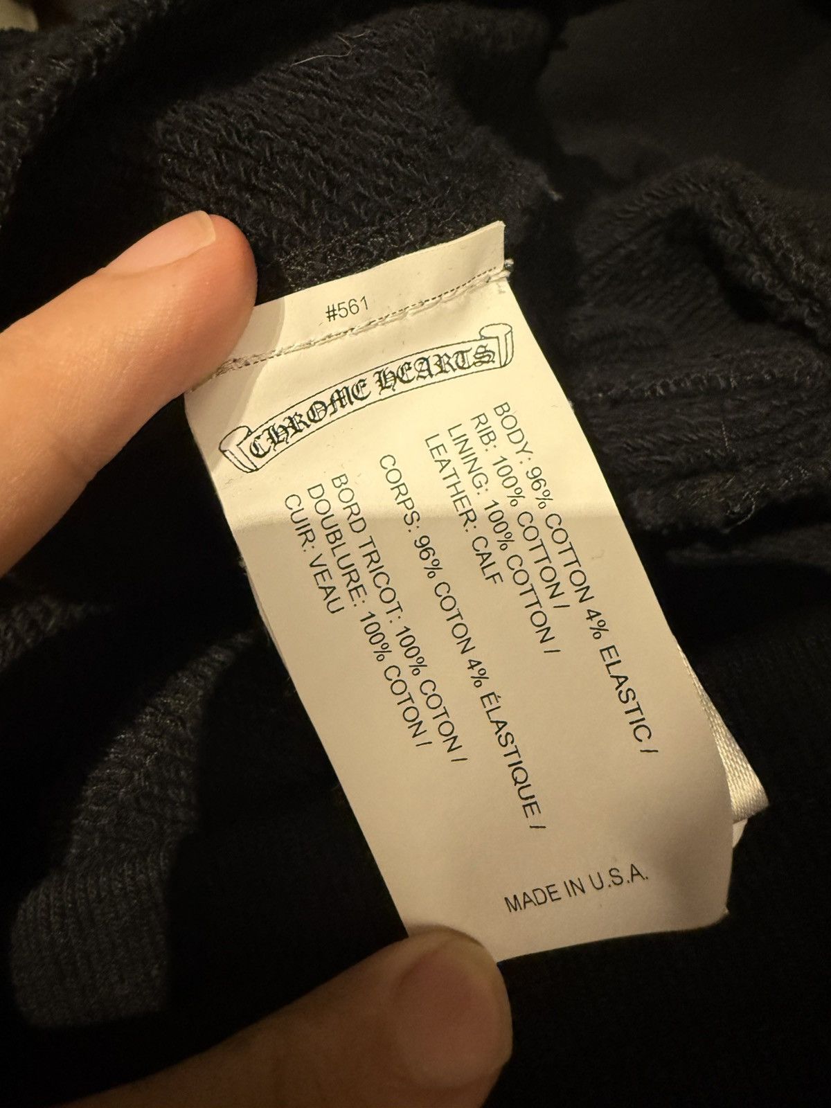 Chrome Hearts Chrome Hearts Sweatpants Black Size 33 Size US 33 - 14 Thumbnail
